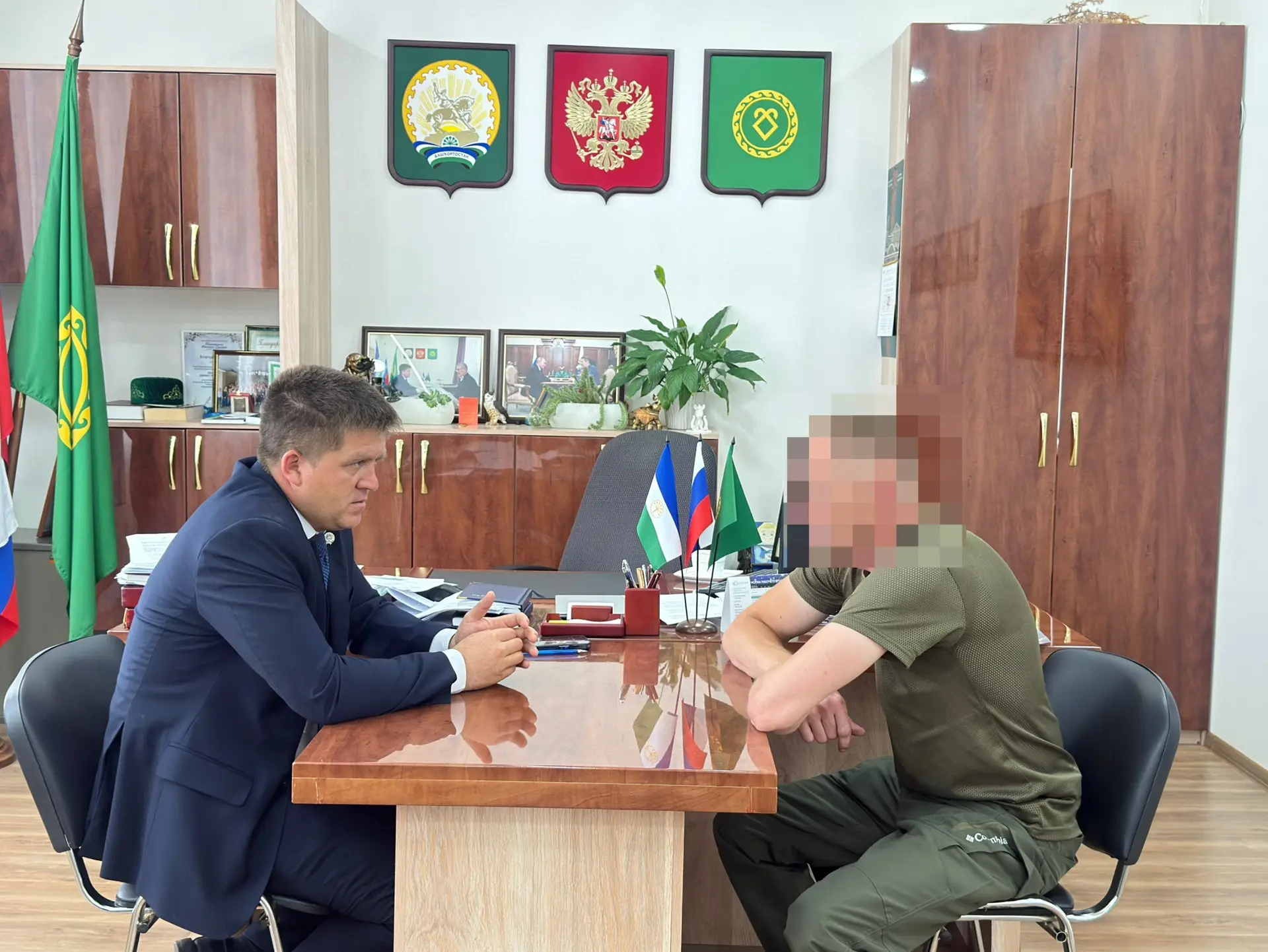 🇷🇺 Встретился с нашим земляком — военнослужащим с позывным «Рубль», который приехал в краткосрочны
