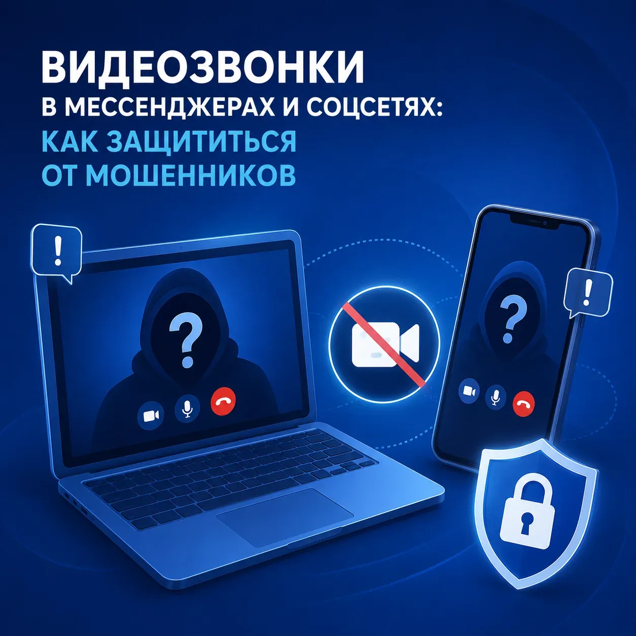👁️ Видеозвонки в мессенджерах и соцсетях: как защититься от мошенников

Всё чаще мы общаемся по вид
