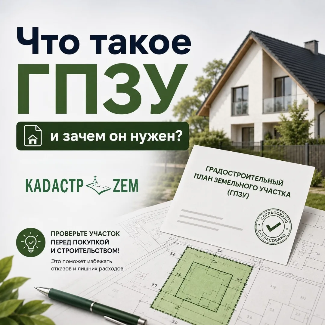 ⁉️ ЧТО ТАКОЕ ГПЗУ И ЗАЧЕМ ОН НУЖЕН?

Многие узнают про #ГПЗУ уже тогда, когда получают отказ в строи