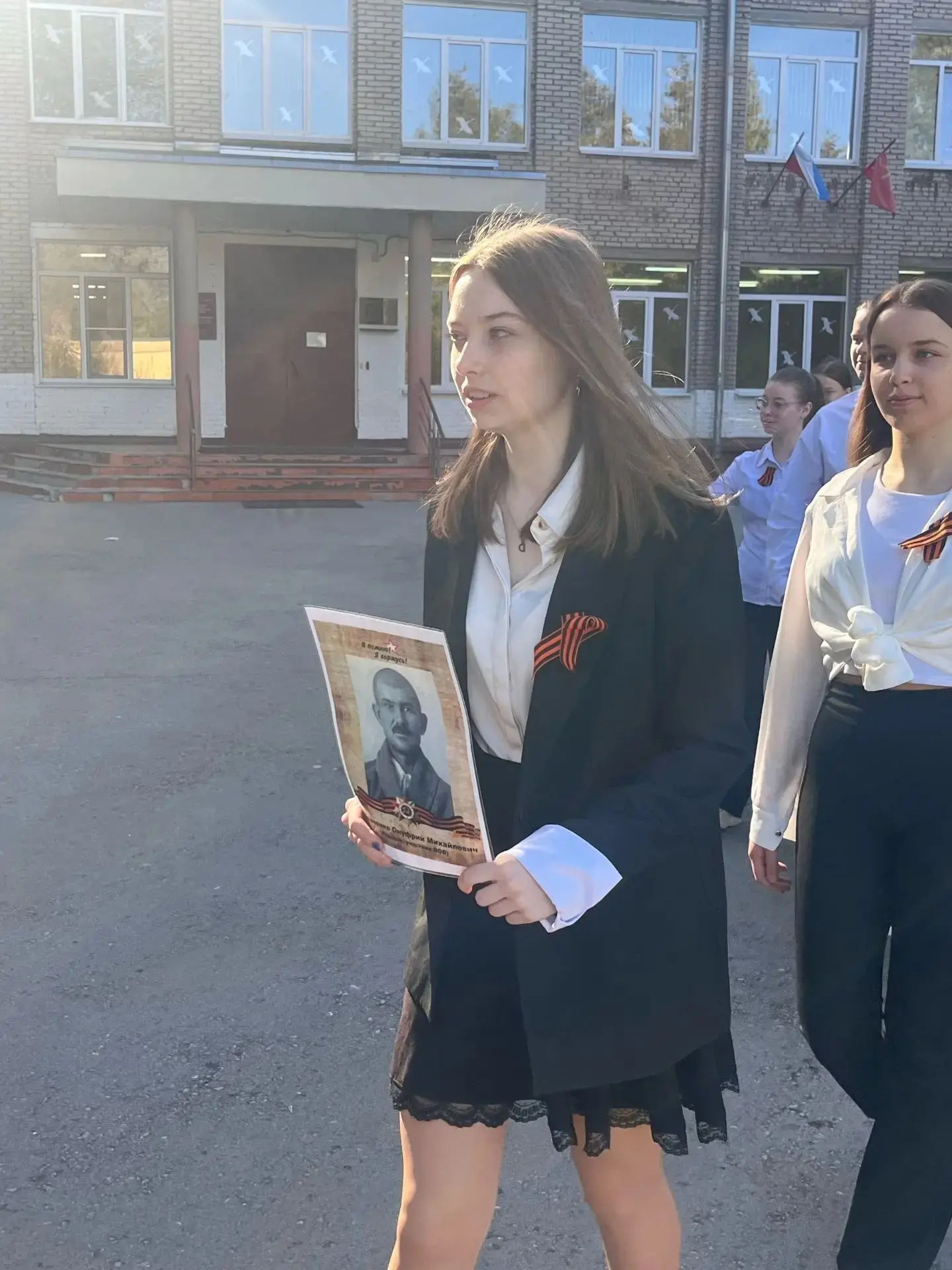 В нашем Центре образования состоялось знаковое событие — первые «Линейки Победы». Они положили начал