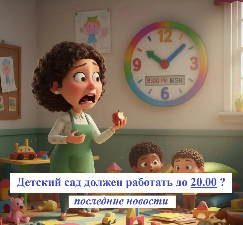 Детский сад должен работать до 20.00 с февраля 2026 года?

‼️ Официальный комментарий Минпросвещения
