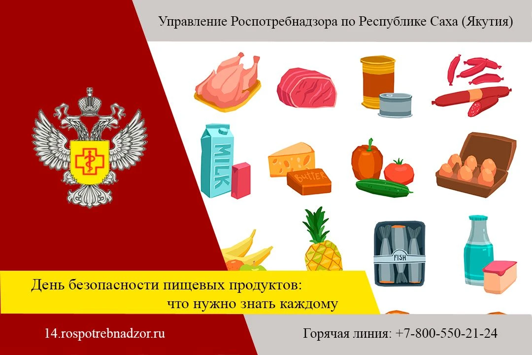 День безопасности пищевых продуктов: что нужно знать каждому

Управление Роспотребнадзора по Республ