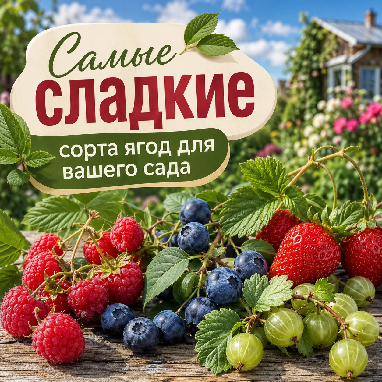 Ягодный сезон мечты! Самые сладкие ягодные сорта для сада🍯

Собственный ягодник — это маленькая лет