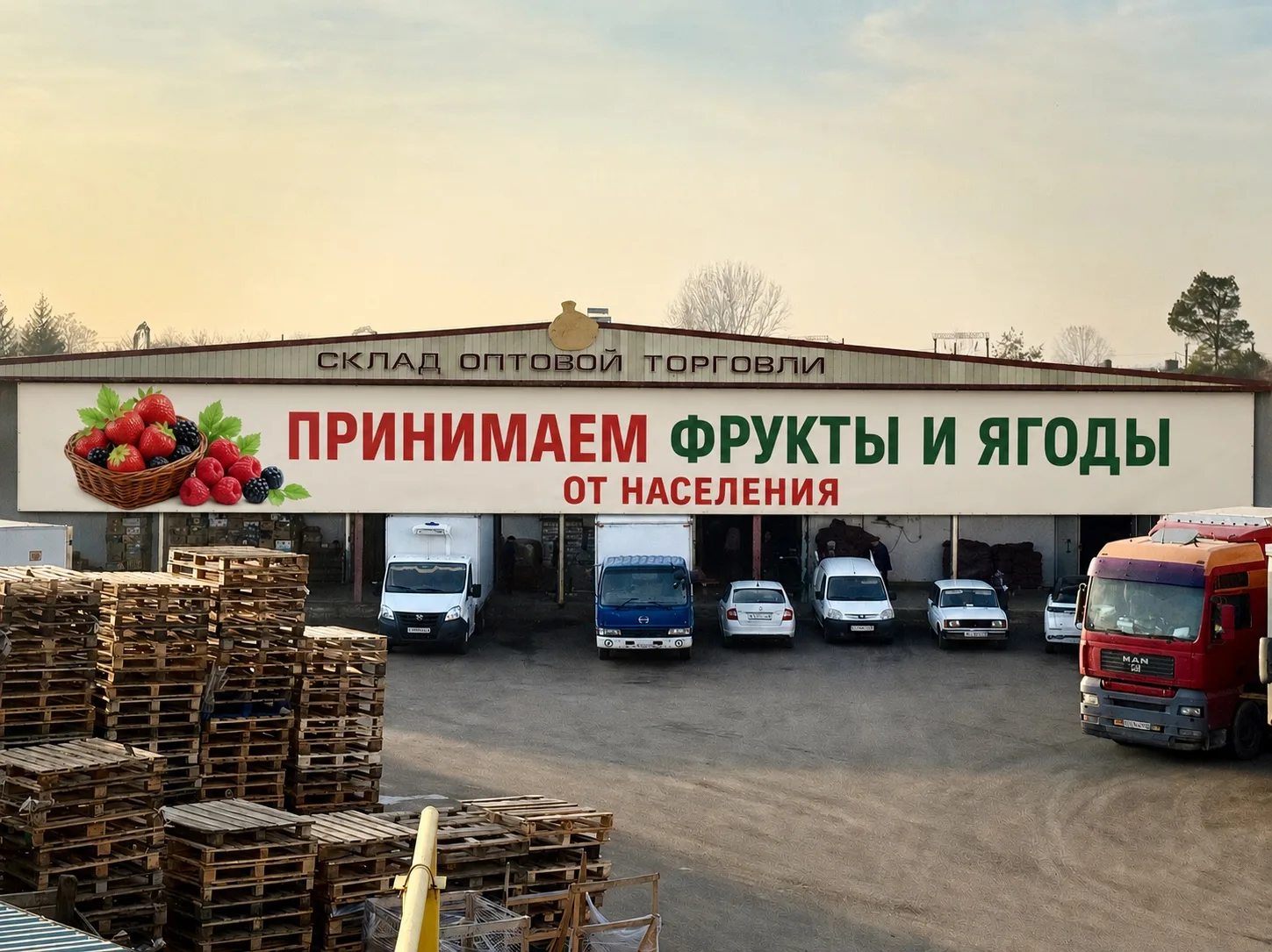🍓🍒 У вас богатый урожай? Мы готовы его купить!

Оптовый склад «Фрукты овощи» Даллакян принимает от