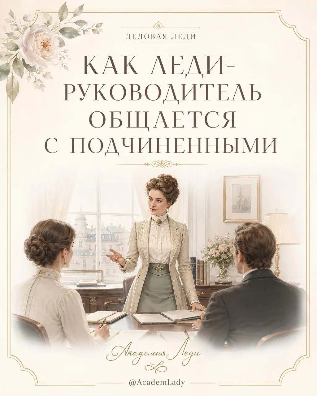 👩‍💼 Деловая леди: Как леди-руководитель общается с подчиненными

Начальственное положение обязывае