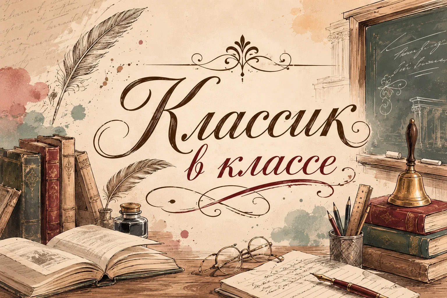 Классик в классе 📚
Новая рубрика

Как учились в школе те, чьи труды изучает каждый ученик? Ответ на