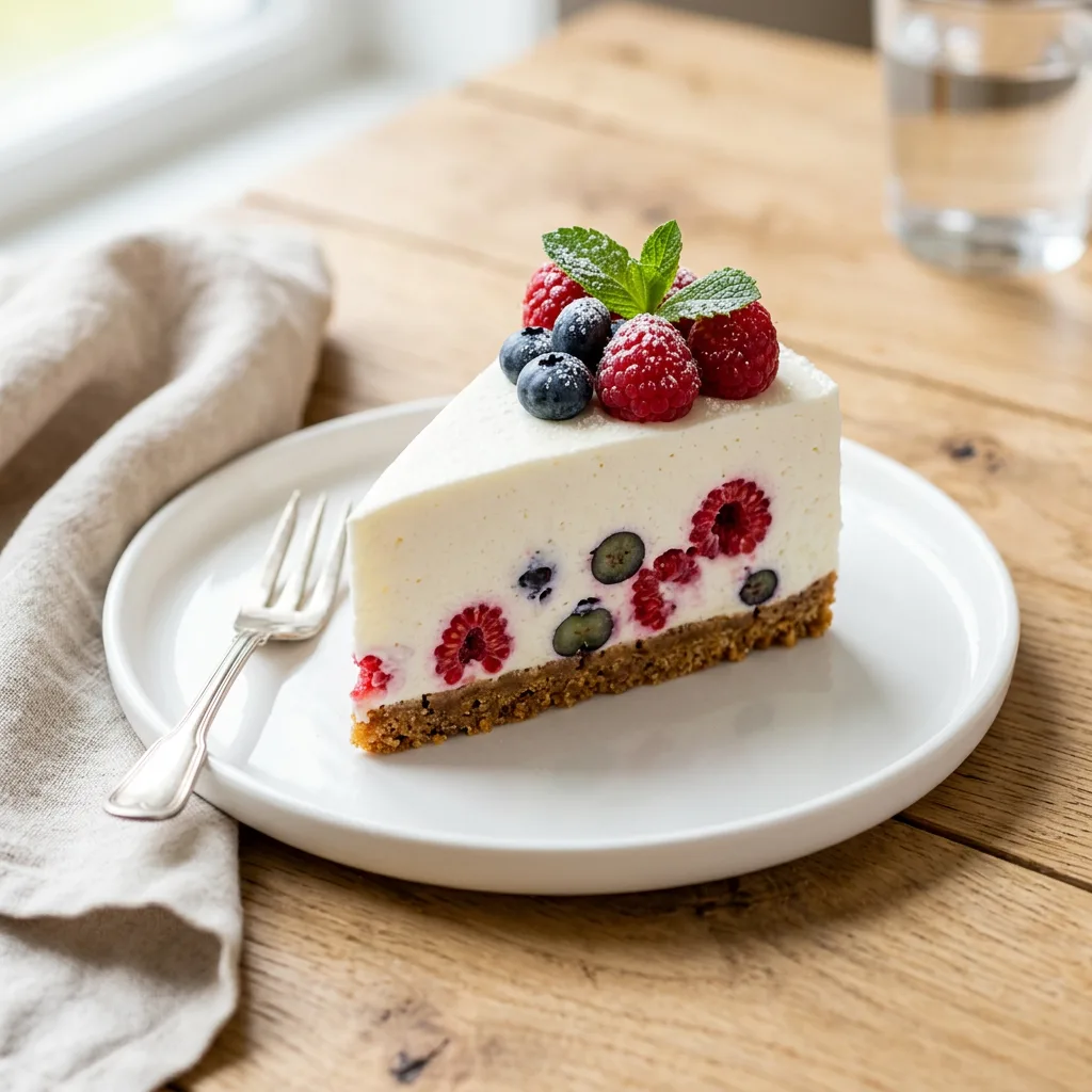 🍓 Ягодный торт‑мусс без выпечки «Нежность»

Освежающий, лёгкий и нежный десерт для лета!

Ингредиен