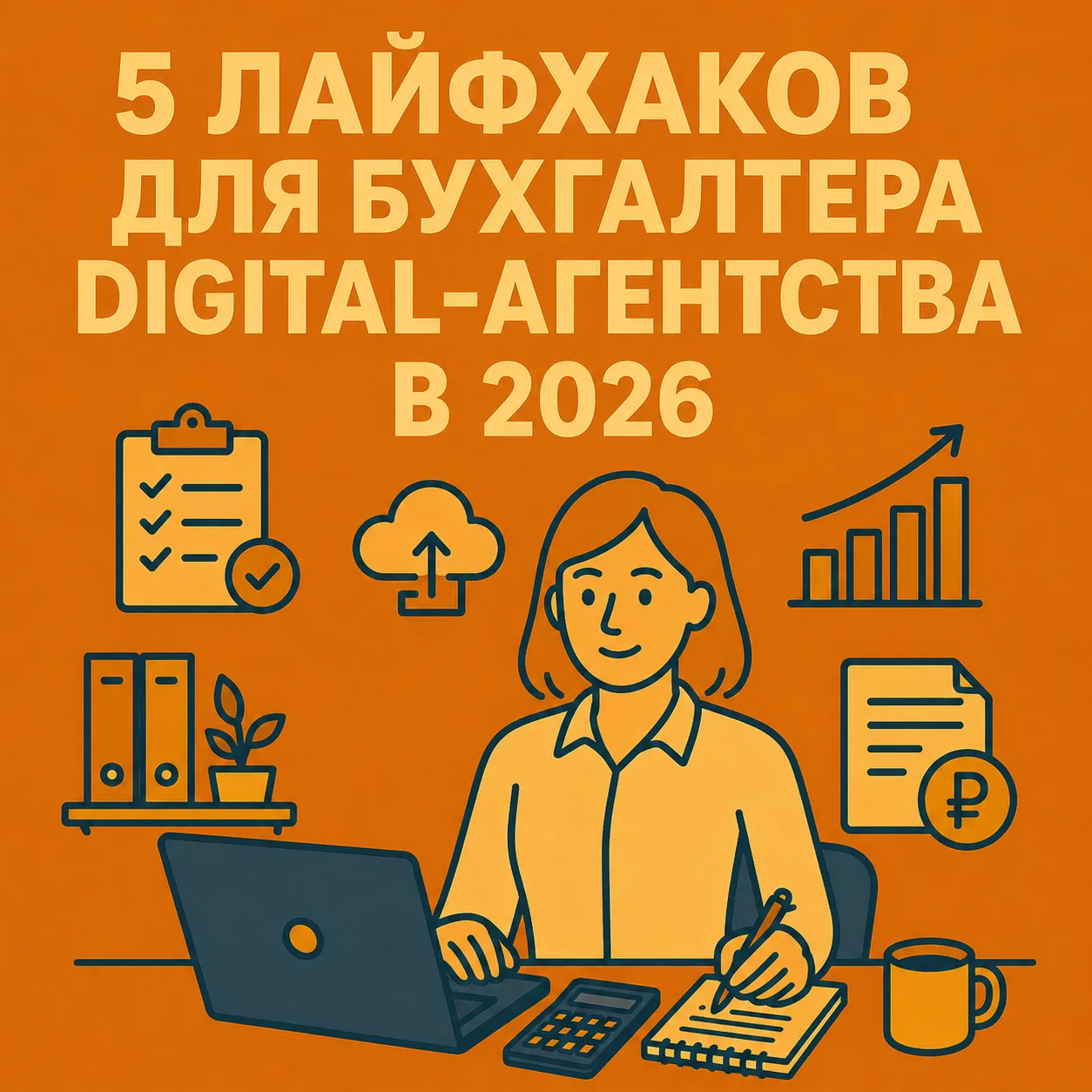 Сегодня у нас #лайфхак_для_бухгалтера digital-агентства в 2026

Год точно будет жарким: НДС 22%, нов