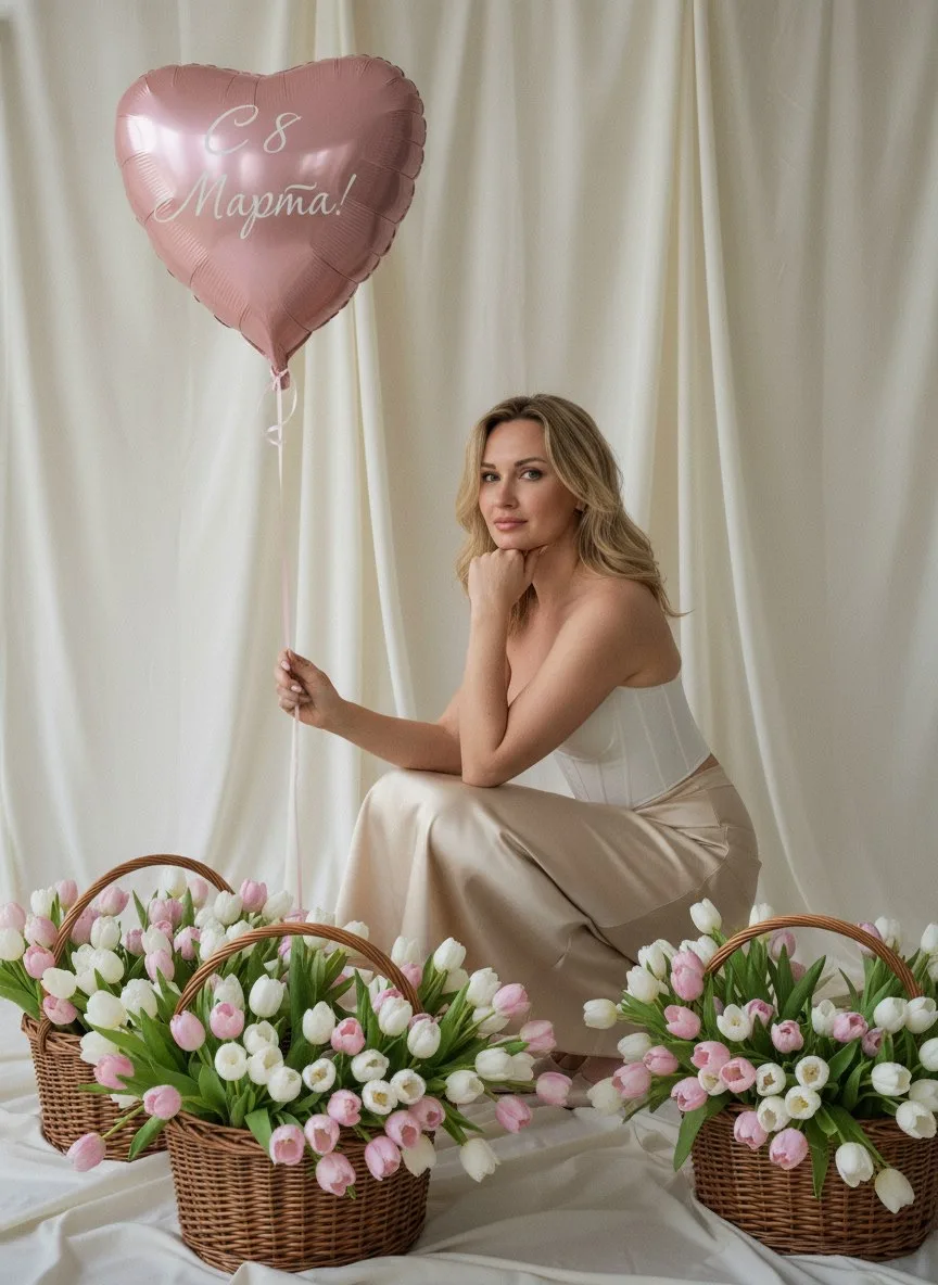 Привет, прекрасные! 🌷
С 8 Марта вас — с самым весенним, ярким и цветочным праздником!

Пусть сегодн