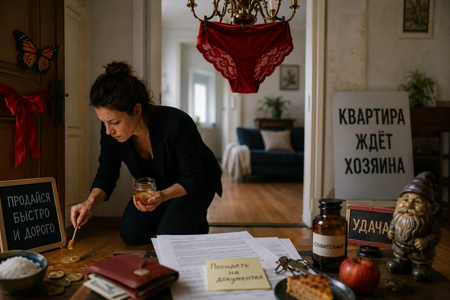 Вы видели мой пост про ритуалы в риэлторском бизнесе? Вот коротенечко о чем он:

🍯 Мед на порог и к