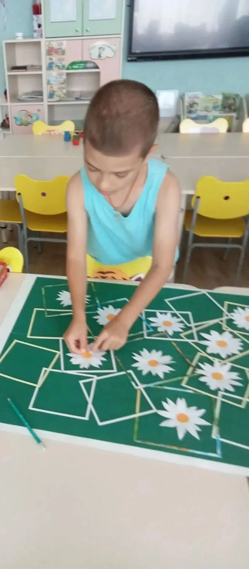 🌼 «Детские ромашки: гармония в квадрате» – творческое погружение в мир природы! 🚢

Сегодня в групп