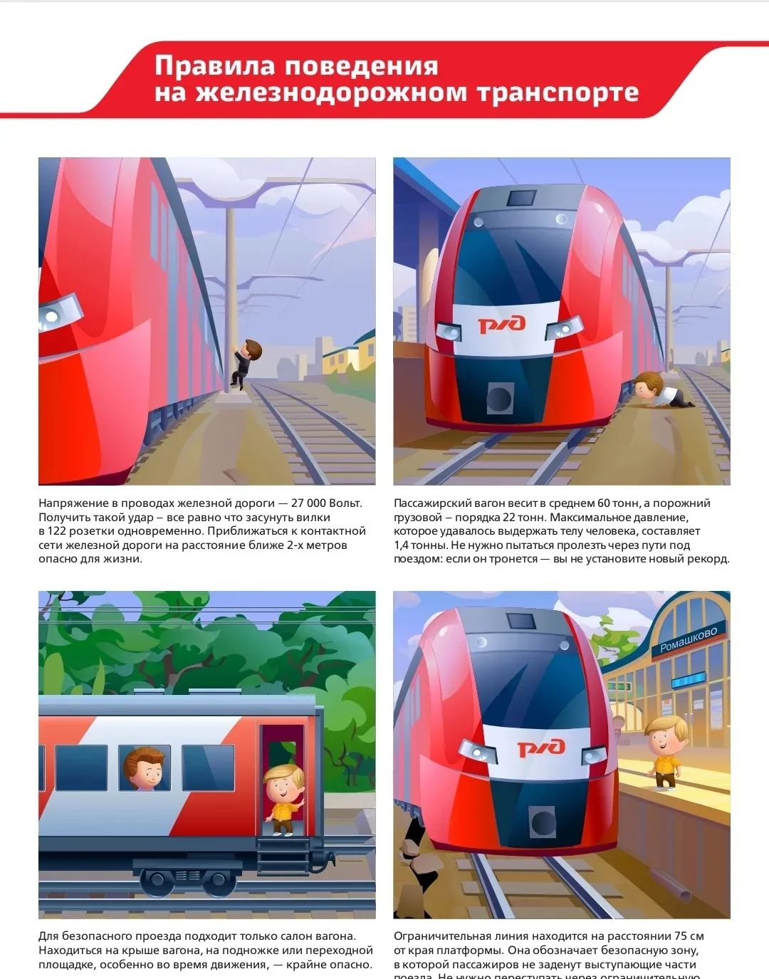 🚂 Уступи дорогу поездам! Важная информация для учеников и родителей 
 
Железная дорога — это не мес