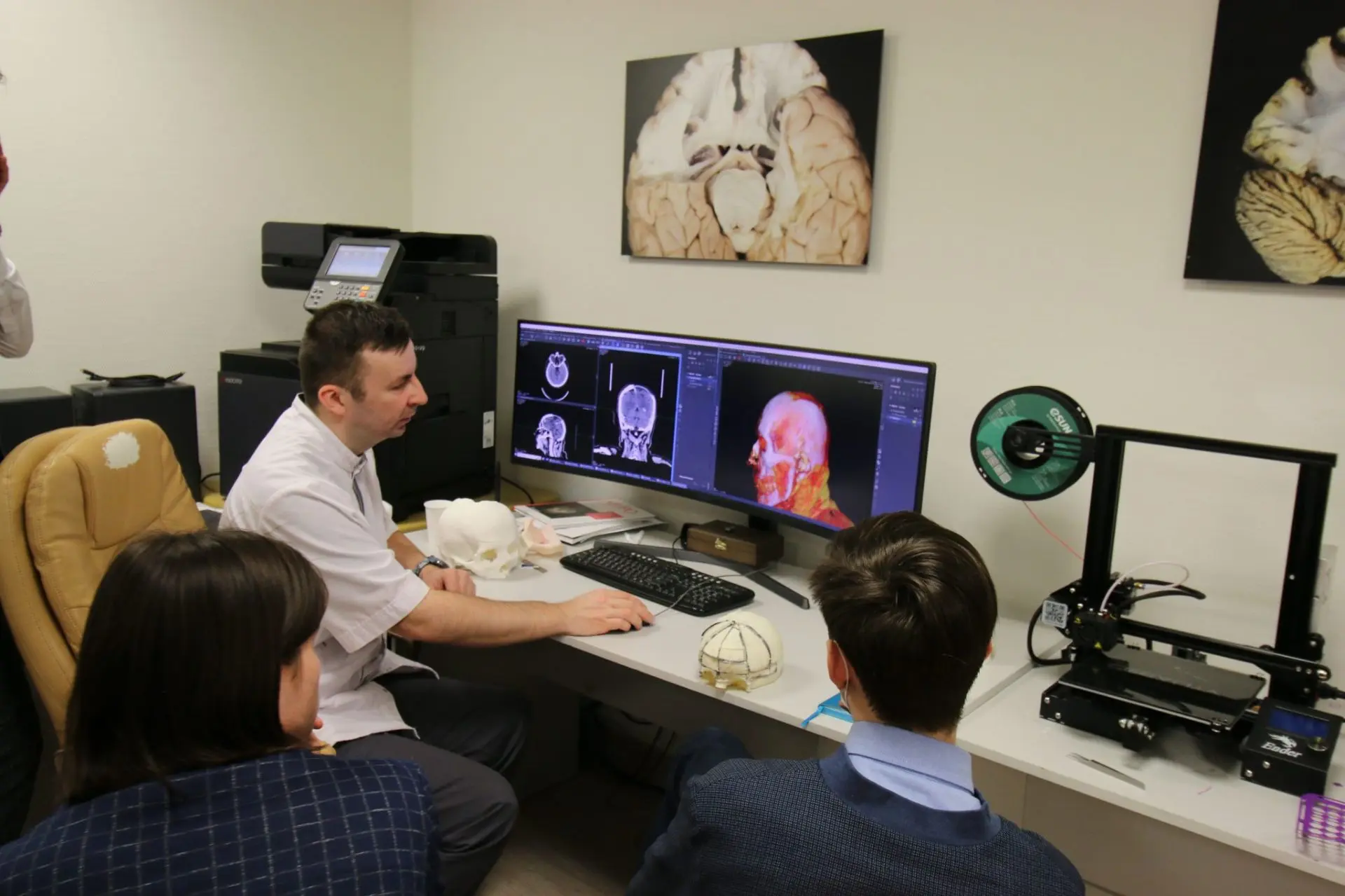 Учащиеся физико-математической школы Тюменской области создают 3D-модели для Федерального центра ней