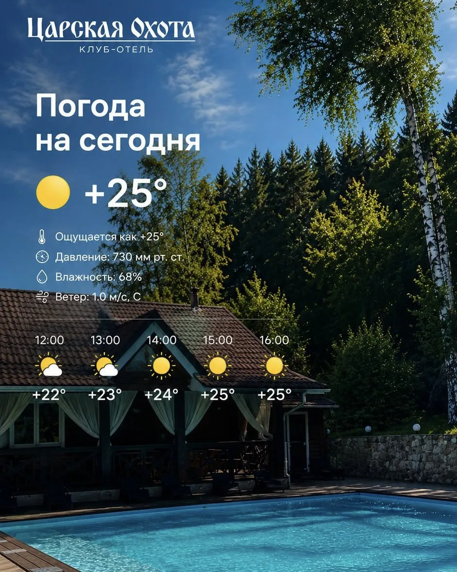 ЭТО ЗНАК…
Отбросить все дела и провести день на шезлонге у бассейна, с любимым коктейлем в руке.