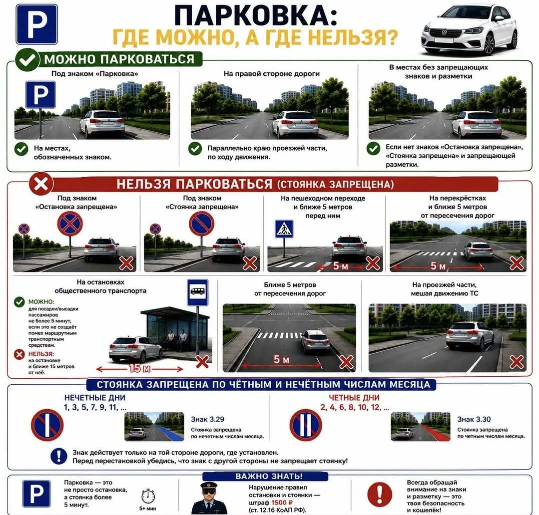 ПАРКОВКА: ГДЕ МОЖНО, А ГДЕ НЕЛЬЗЯ? СОХРАНИ ✅

Авто Поток | ПДД | Новости