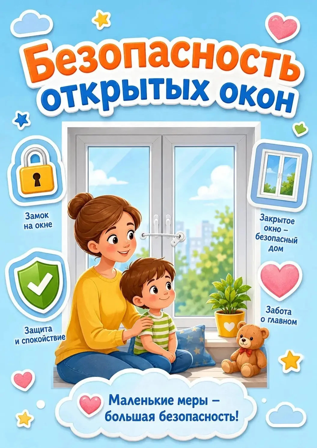 Дети не умеют летать. Безопасность у окна — ответственность родителей.

Москитная сетка не держит ве