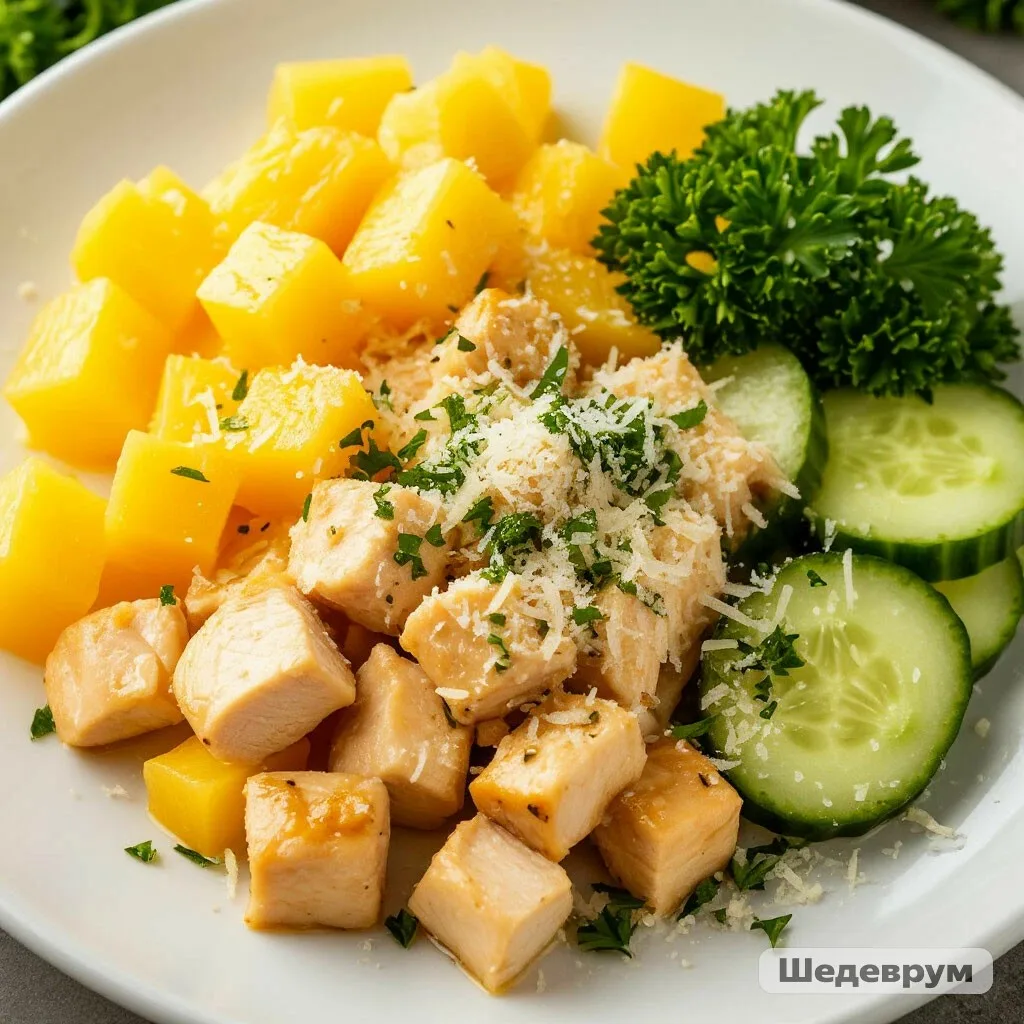 🍍ТРОПИЧЕСКИЙ САЛАТ "КУРИЦА В РАЮ"😍 ЭТОТ САЛАТ СМЕТАЮТ ПЕРВЫМ!

🥗 КБЖУ на 100 г: ≈ 115 ккал / Б 11