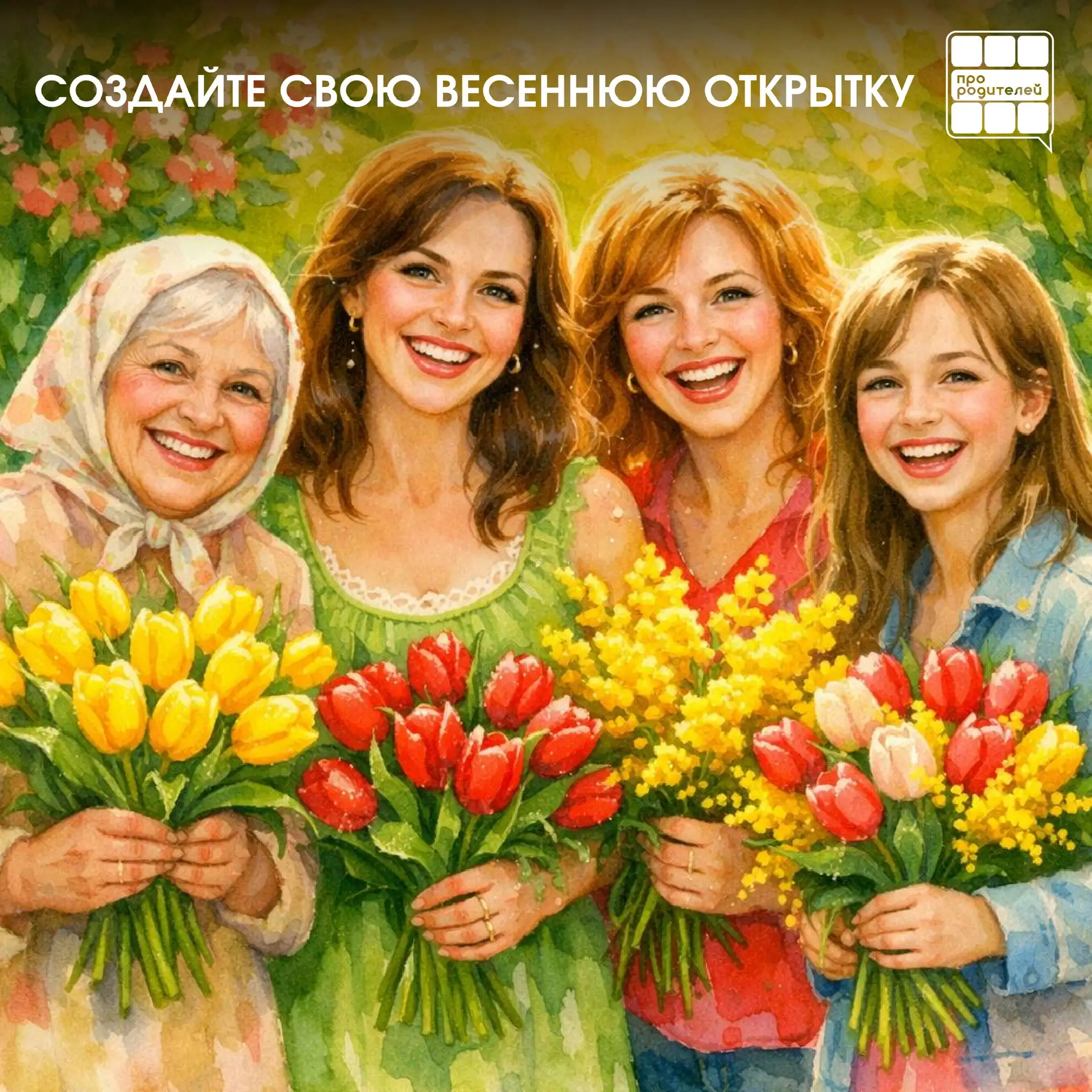 💐 Открытка, созданная с любовью — бесценный подарок!

🌸Завтра — прекрасный праздник, Международный