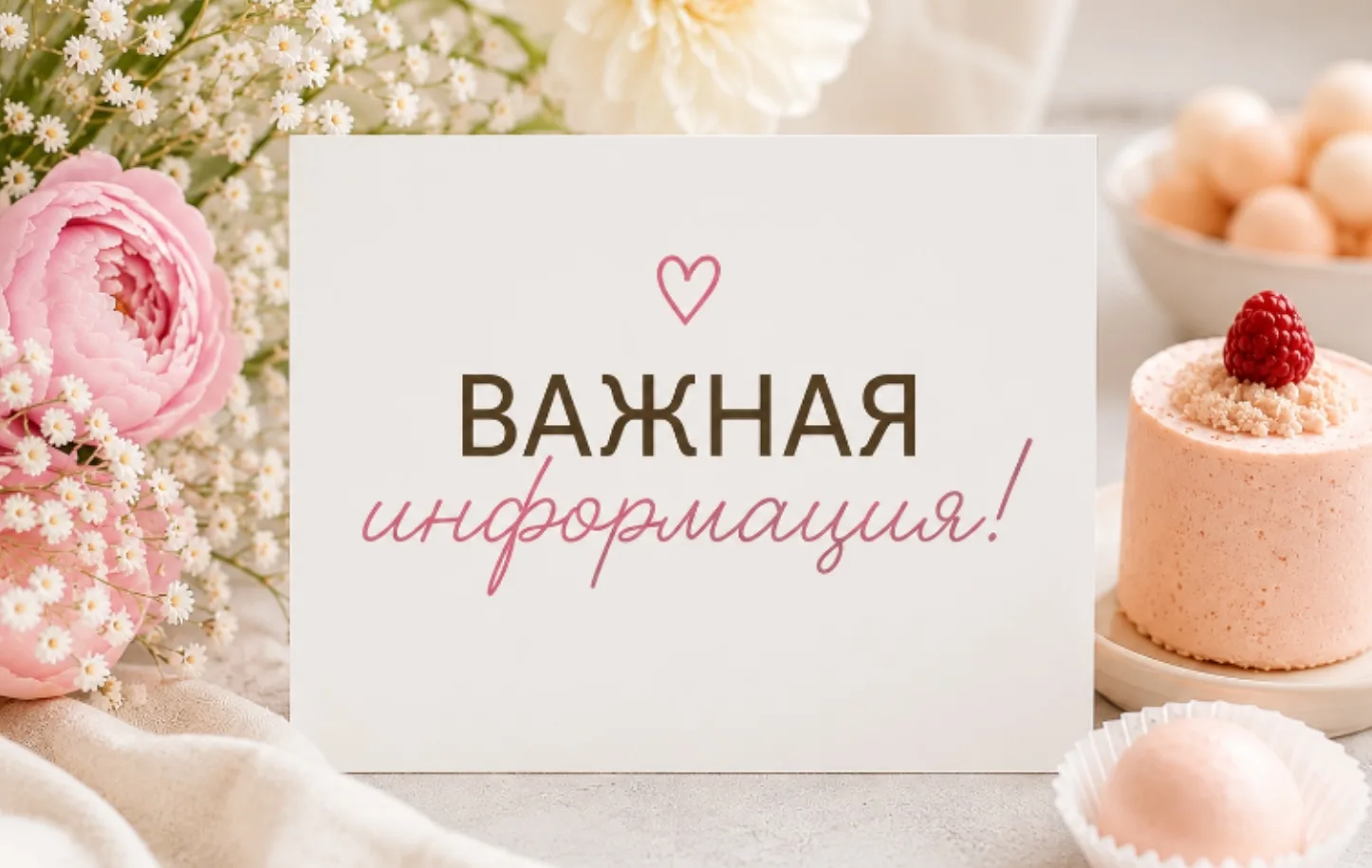 📢 Важная информация для моих любимых клиентов 🤍

С 5 по 12 июня я буду в отпуске 🌿☀️

Заказы прин