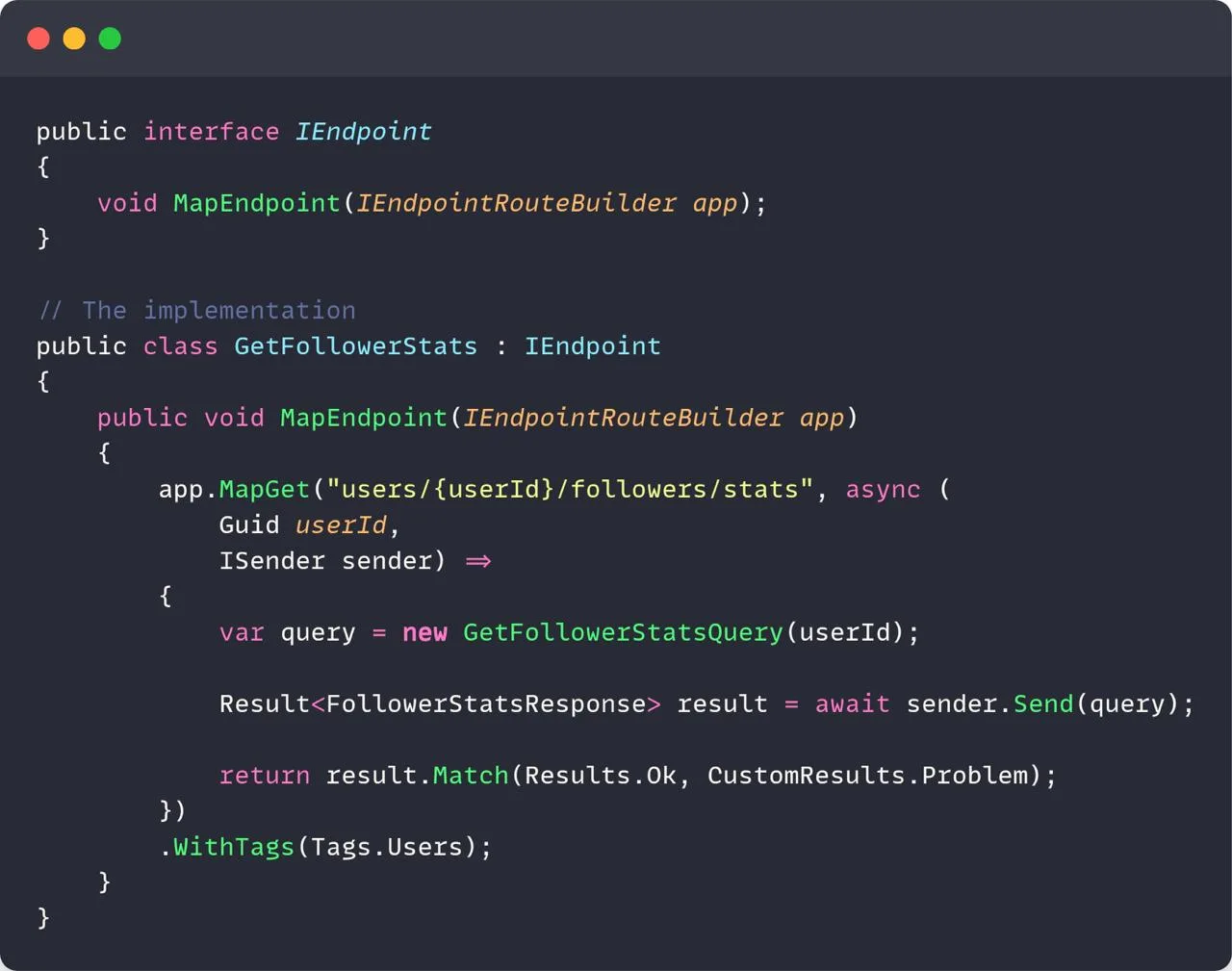 Полезный паттерн для Minimal APIs в .NET, если вы хотите организовать проект по принципу Vertical Sl