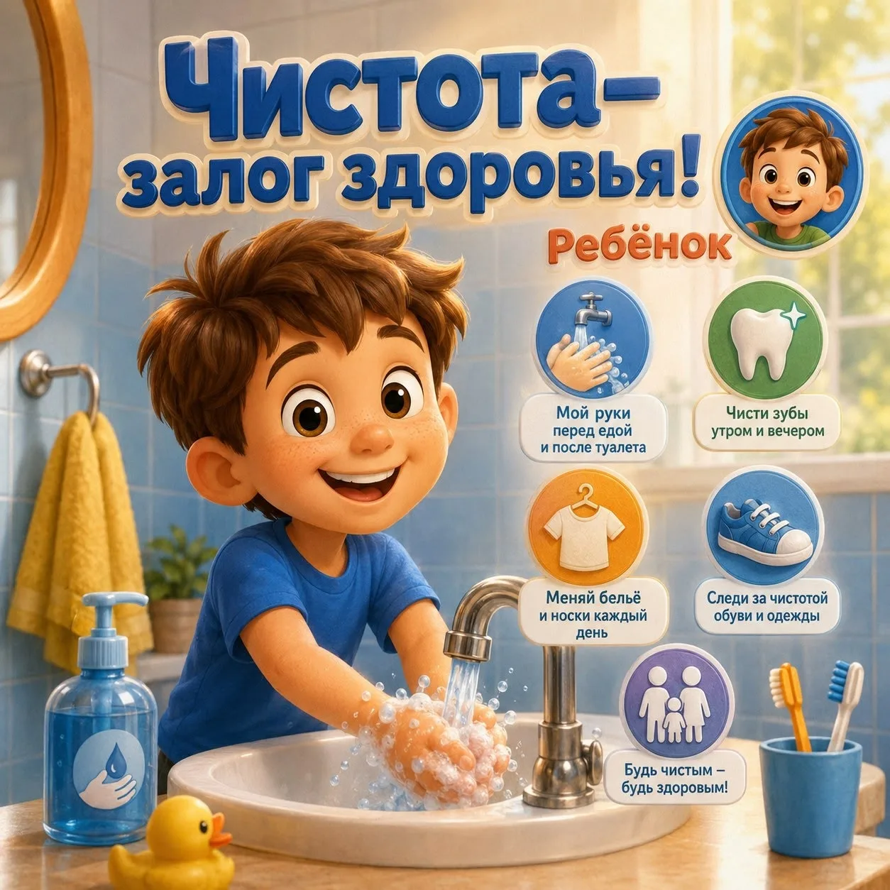 🌟 Каждый из нас хочет видеть своих детей здоровыми, бодрыми и жизнерадостными. А основа крепкого зд