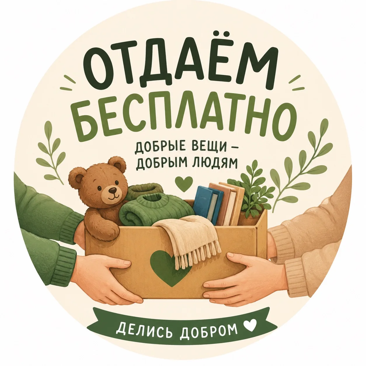 Запустили канал в котором можно отдавать или забирать вещи бесплатно!

Присоединяйтесь 

Наверняка у