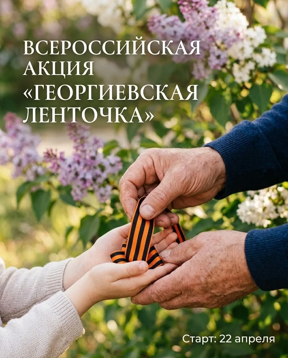 🇷🇺 С 22 апреля по всей России стартовала Всероссийская акция «Георгиевская ленточка»!

Дорогие род