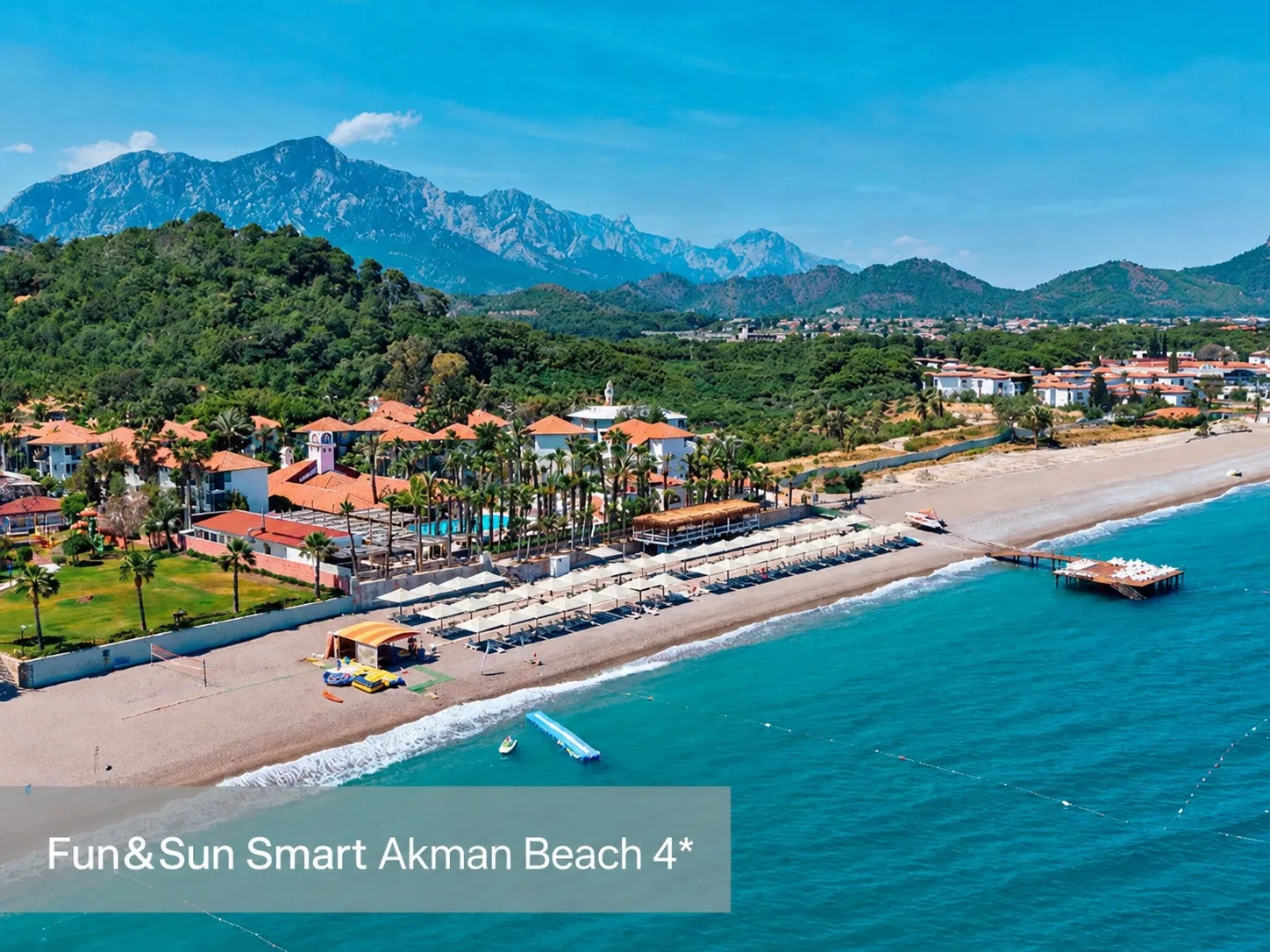 Первая линия, песчаный пляж и всё для комфортного отдыха 🌊

Fun&Sun Smart Akman Beach 4* — уютный о
