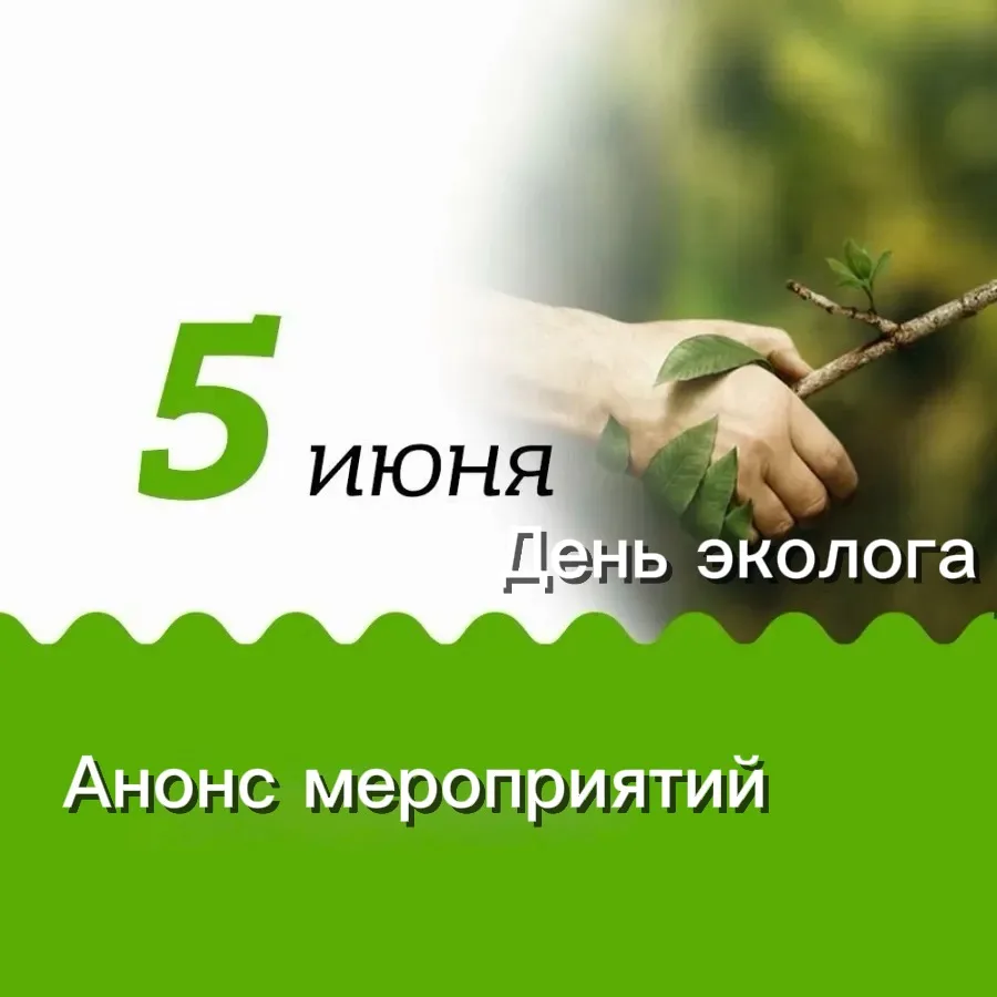 🍃День эколога объединит детей и природу🍃

✅5 июня, в День эколога, сотрудники Дирекции проведут се