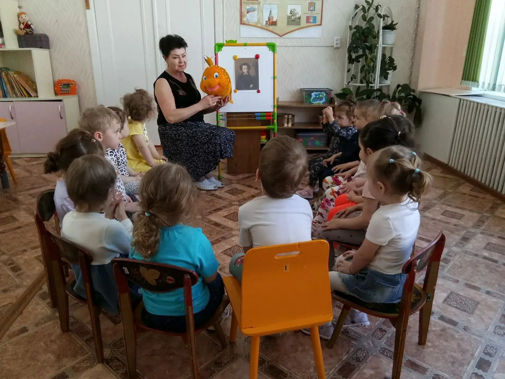 Во второй младшей группе прошёл  тематический день посвященный дню рождения Великого поэта А.С.Пушки