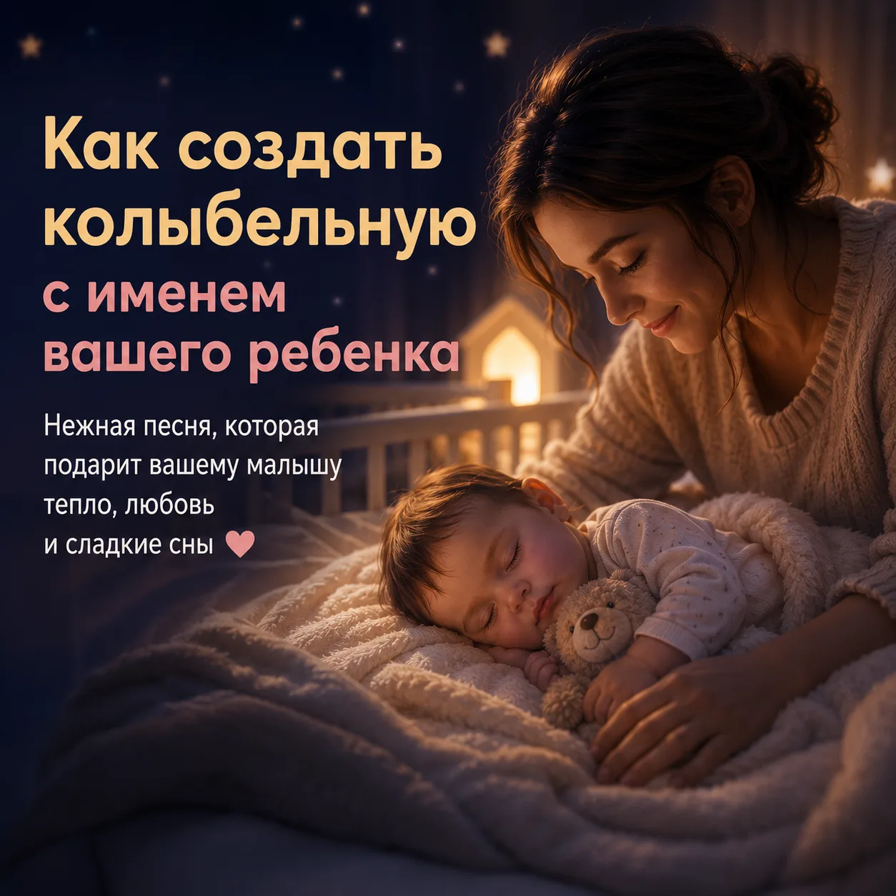 Представьте реакцию ребенка, когда он услышит песню, где поют именно про него ❤️

Вот пример как мож