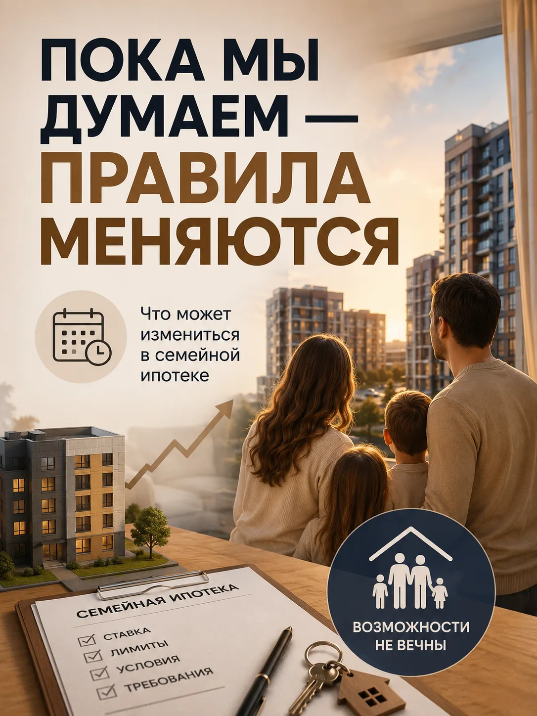 СЕМЕЙНАЯ ИПОТЕКА ОПЯТЬ ОКАЗАЛАСЬ В ЦЕНТРЕ ВНИМАНИЯ 

И если смотреть на обсуждаемые изменения, склад