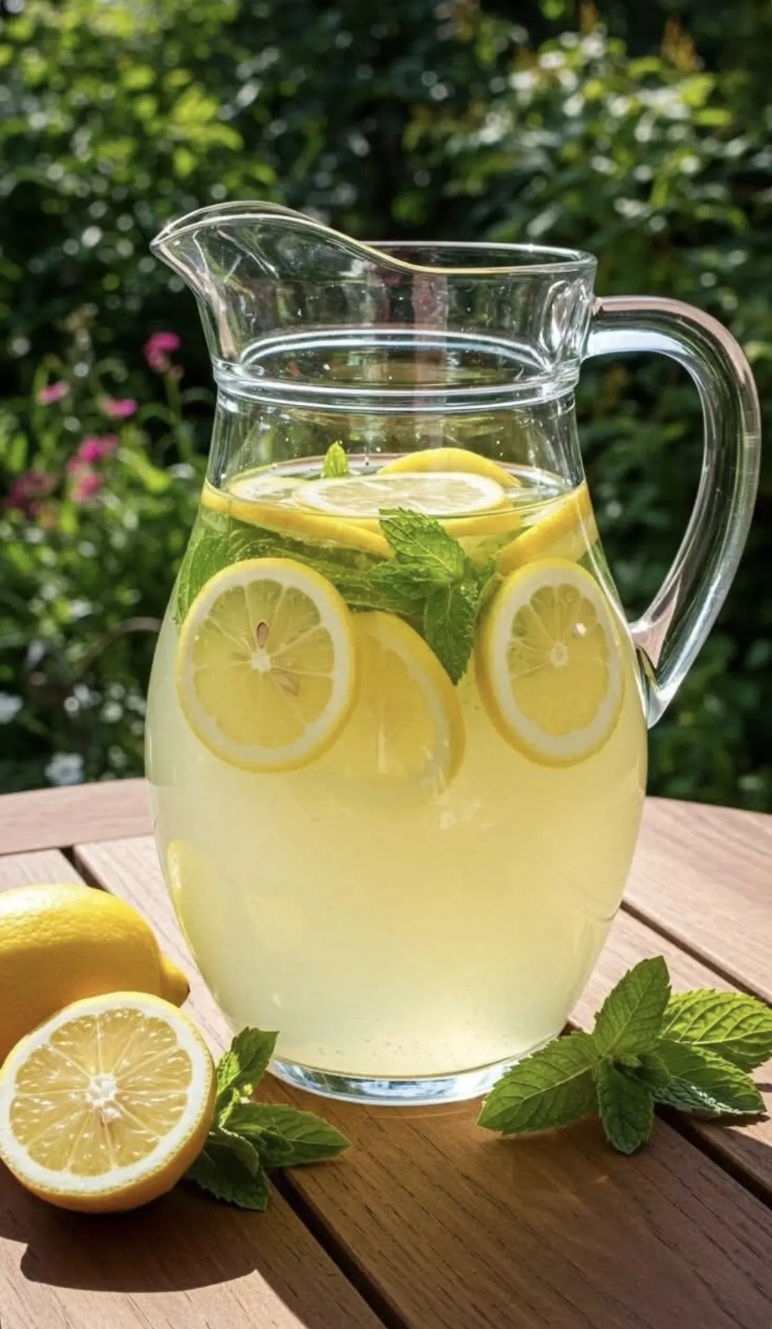 Рецепт вкусного лимонада 🍋

Летом в жару хочется вкусного прохладного лимонада, я готовлю такой из 