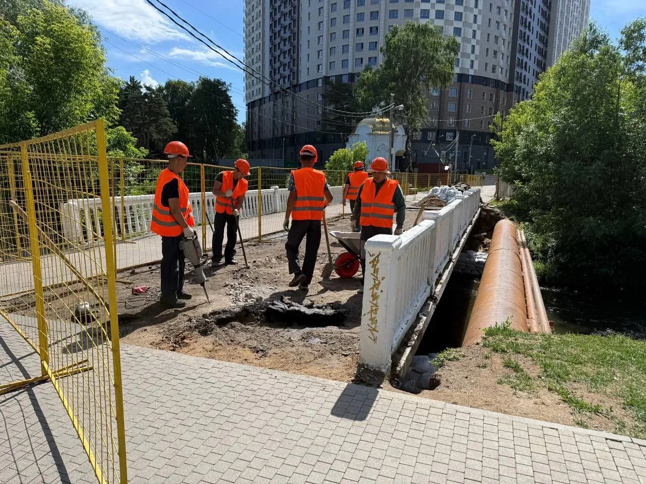 ❗️Администрация информирует
 
🚧 В связи с начавшимися работами по ремонту мостового сооружения чере