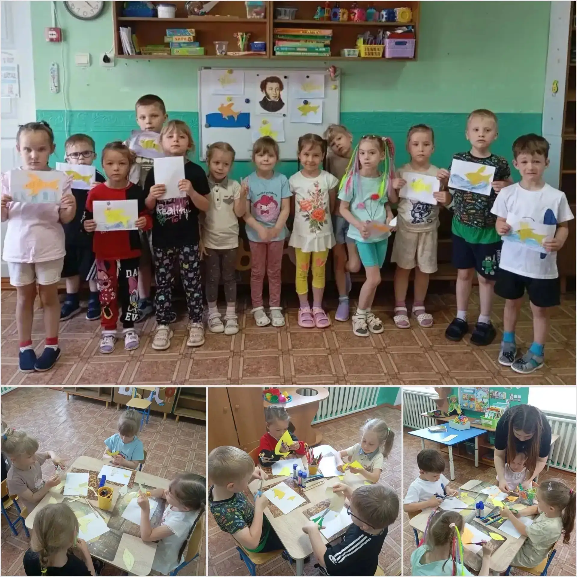 ✨Юные дарования продолжают изучать творчество великого поэта Александра Сергеевича Пушкина, который 