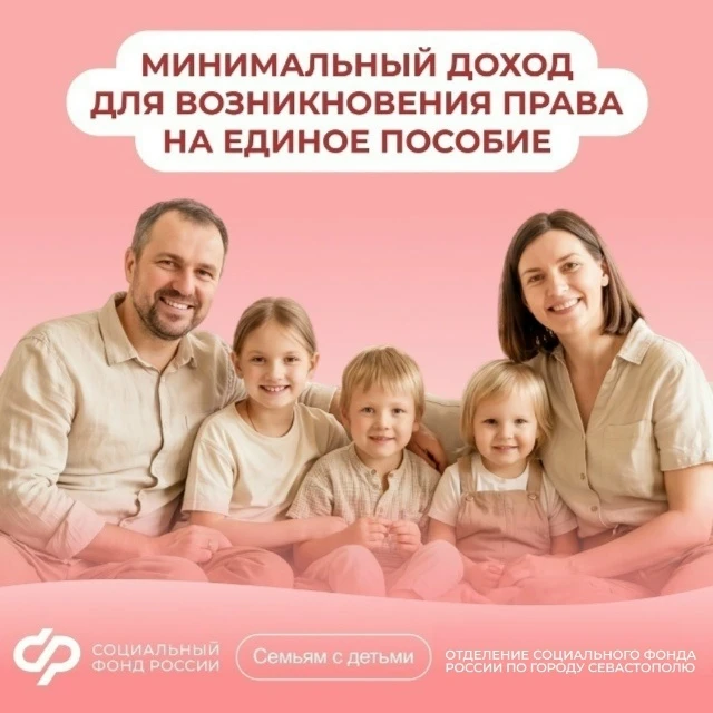 При рассмотрении заявления на единое пособие имущество и доходы учитываются комплексно.

📌 Доход дл