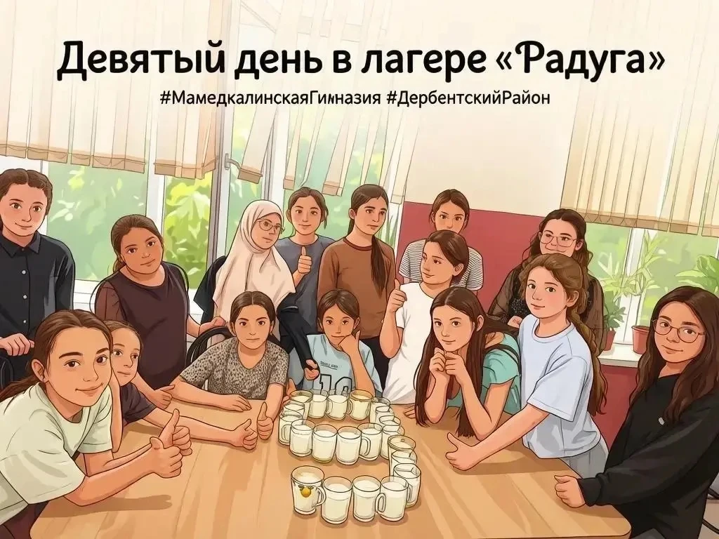 🔆Девятый день в пришкольном лагере «Радуга» при МБОУ «Мамедкалинская гимназия им. М. Алиева» прошёл