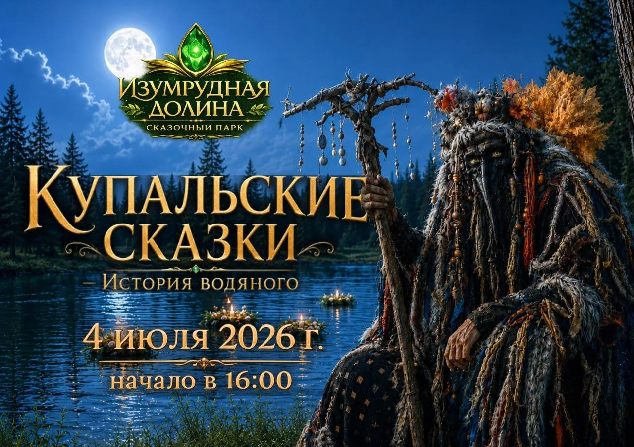 Главная сказка лета в Измрудной Долине
Когда лес начнёт темнеть, заговорит — Он.
Тот, кому известны 