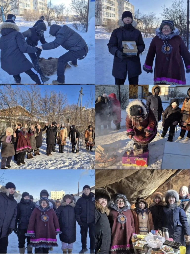 17 февраля в Нижнеколымском музее прошел музейный урок для студентов колледжа народов Севера обрядов