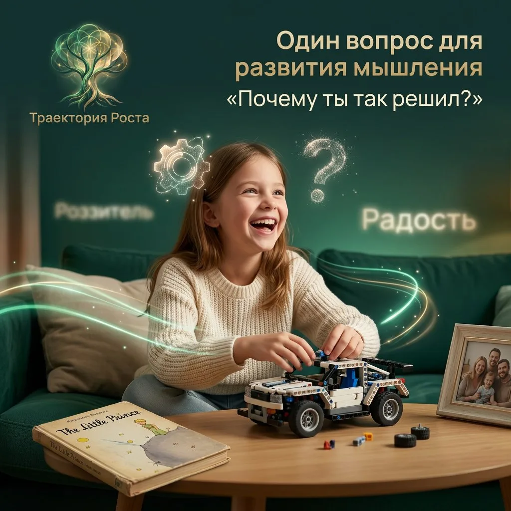 🟢⬆️ Один вопрос, который помогает развивать мышление лучше многих развивающих занятий

Когда ребёно
