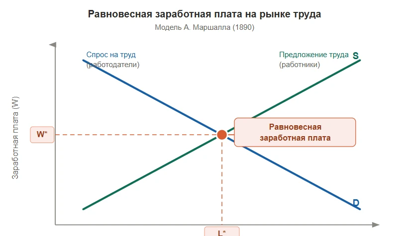Рынок труда с точки зрения экономических законов

❓ Коллеги, скажите: как вы объясняете генеральному