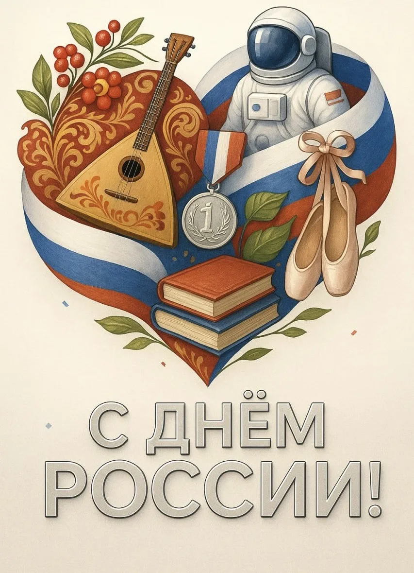 Поздравляем с главным праздником страны — Днём России!🇷🇺

Россия — это не просто огромная территор