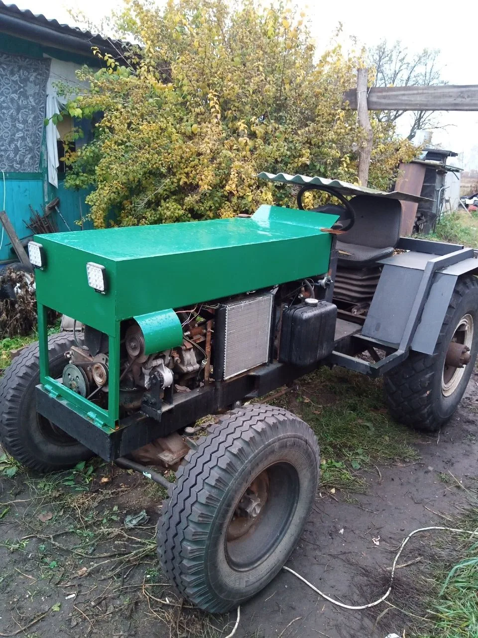 ✅ Самодельный мини-трактор
