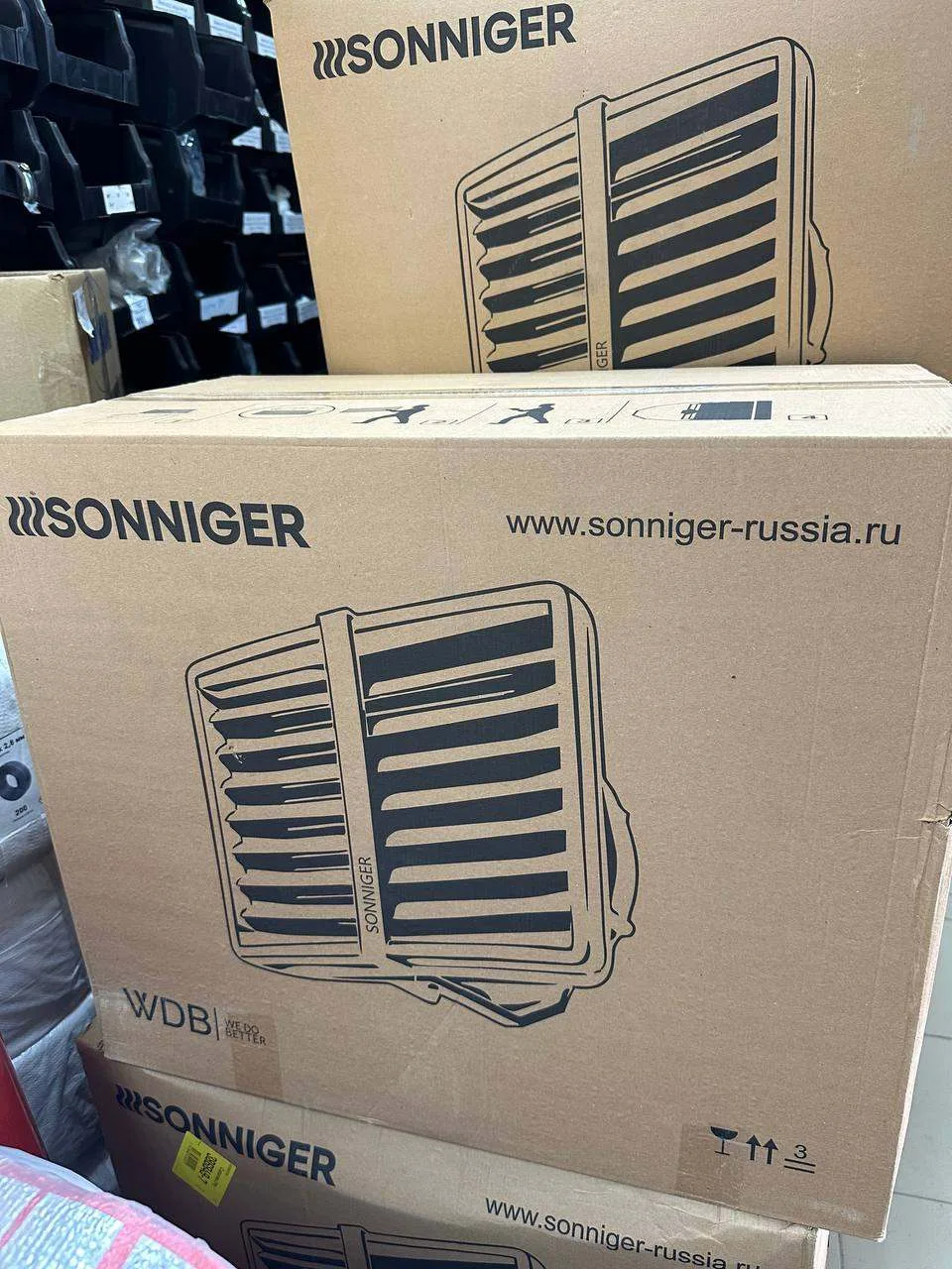 Поступление на склад тепловентиляторов SONNIGER. Широкая область применения: частные дома, промышлен