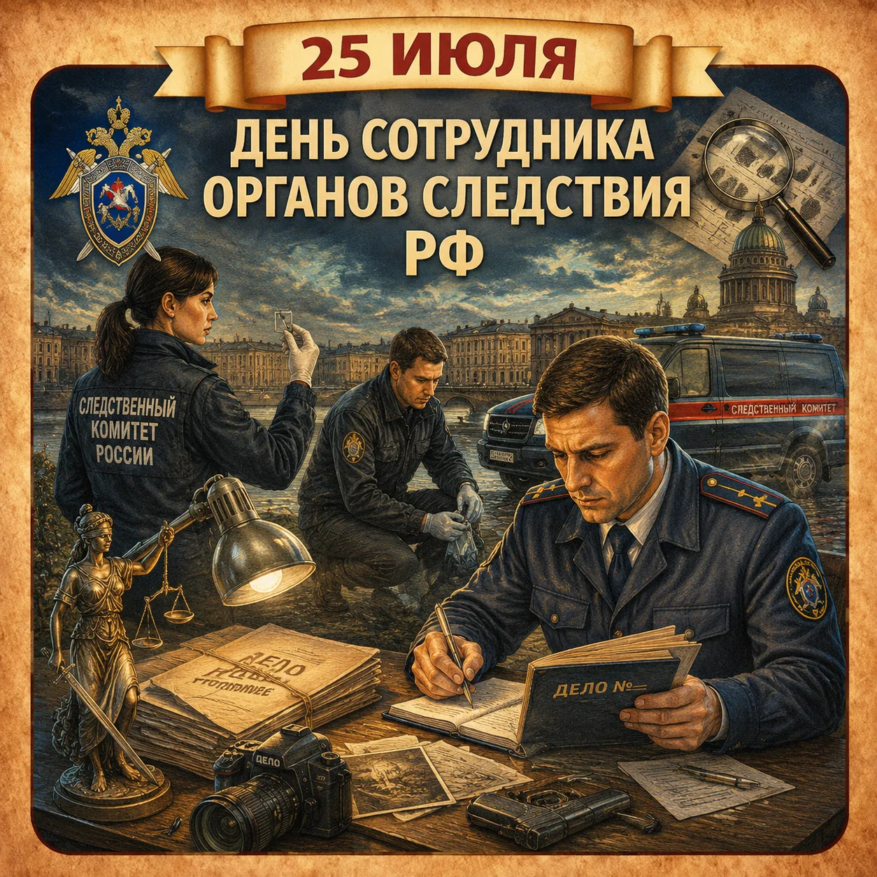 👮‍♀️25 июля - День сотрудника органов следствия РФ

День сотрудника органов следствия — это професс