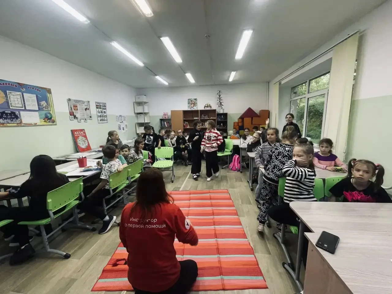 Также в лагере прошла Школа юных спасателей и мастер-классы по оказанию Первой медицинской помощи от