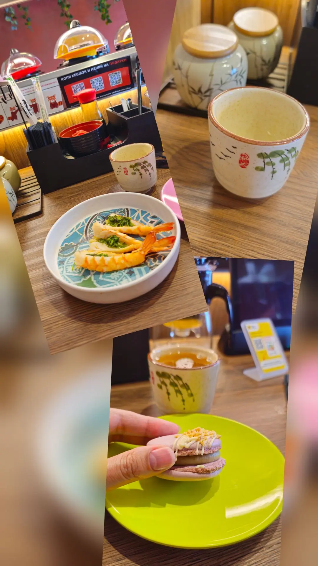 🍱🍣🍤У нас случилась ещё одна попытка найти подобие японской кухни дома.

🚝Нашли кафе с очень необ