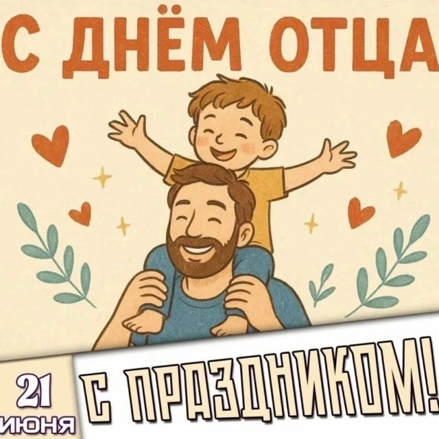С МЕЖДУНАРОДНЫМ ДНЁМ ОТЦА!

Уважаемые мужчины, главы семейств!

Искренне поздравляю с праздником – М