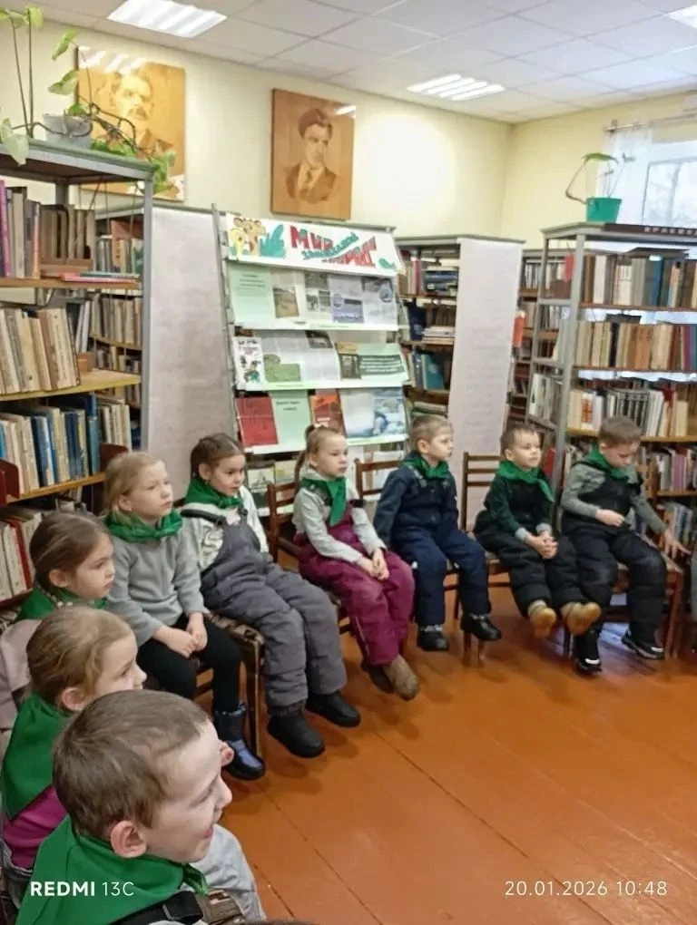 «Эколята» - дошколята
20 января библиотеку посетили «Эколята», ребята старшей группы детского сада №
