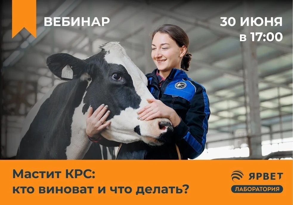 ⭐️ Напоминание о вебинаре: сегодня, 30 июня, в 17:00 МСК

Стратегическая сессия «Мастит КРС: кто вин